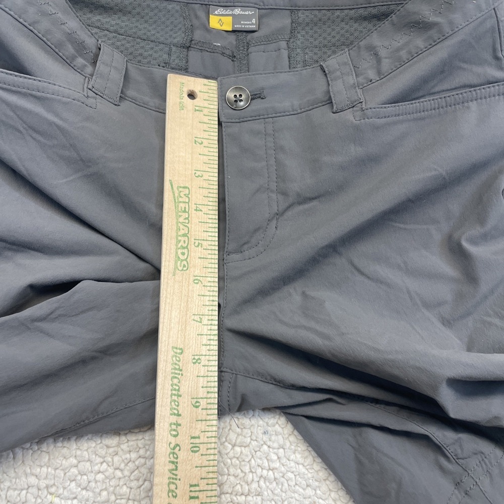 Eddie Bauer Travex Shorts Womens 4 Gray First Ascent Hiking Outdoor Active - Picture 4 of 10